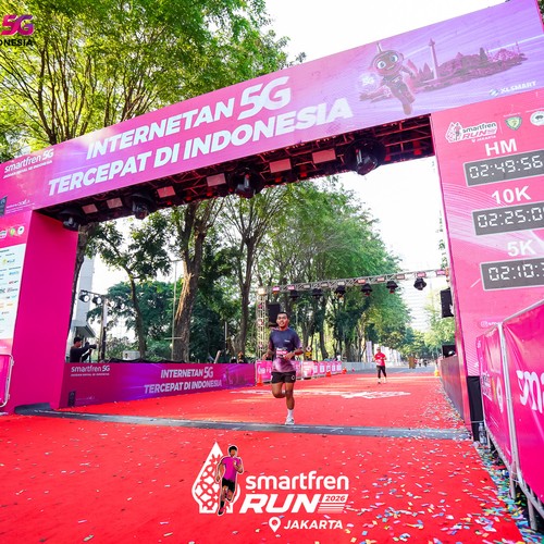 Race photo from SMARTFREN RUN 2026