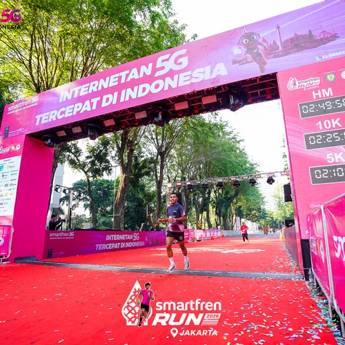 Race photo from SMARTFREN RUN 2026