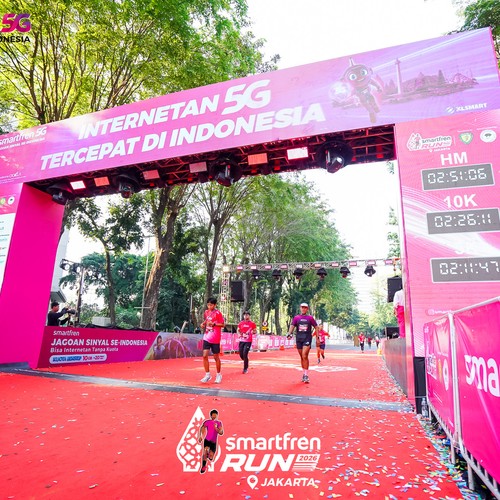 Race photo from SMARTFREN RUN 2026