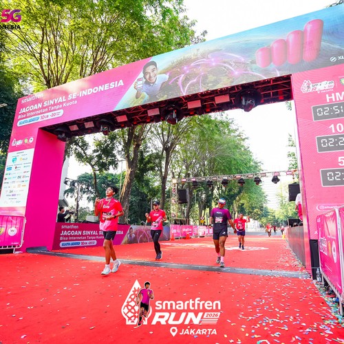 Race photo from SMARTFREN RUN 2026