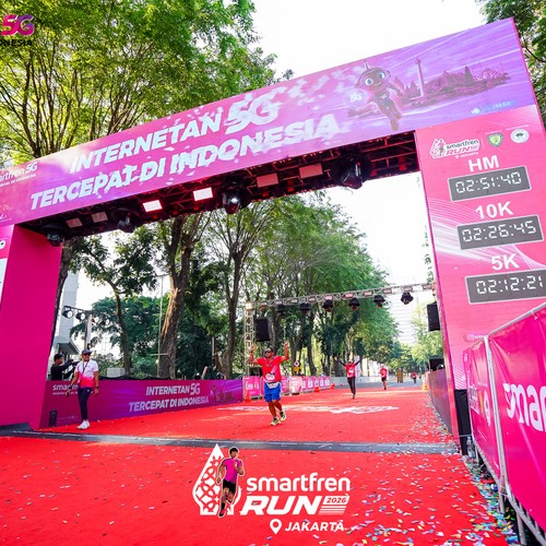 Race photo from SMARTFREN RUN 2026