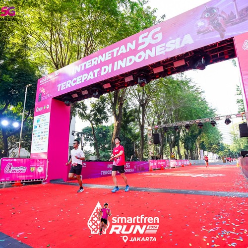 Race photo from SMARTFREN RUN 2026