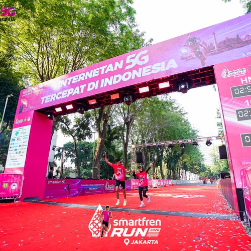 Race photo from SMARTFREN RUN 2026
