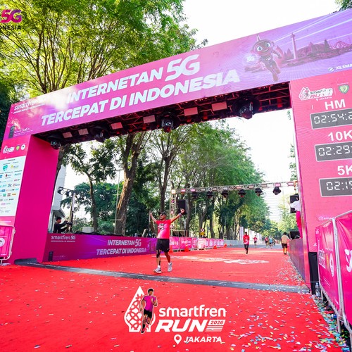 Race photo from SMARTFREN RUN 2026