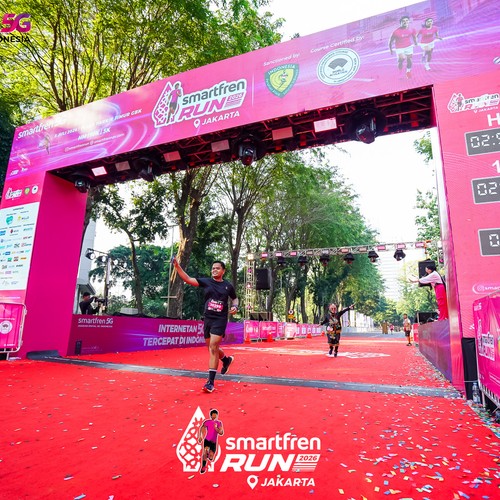 Race photo from SMARTFREN RUN 2026