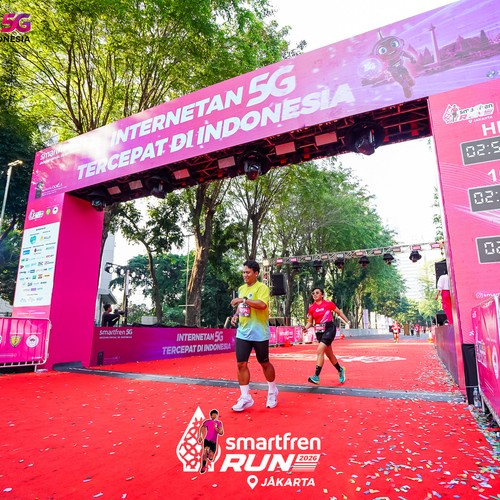 Race photo from SMARTFREN RUN 2026