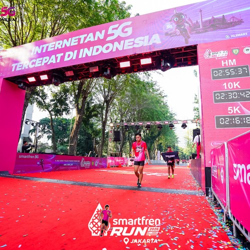 Race photo from SMARTFREN RUN 2026
