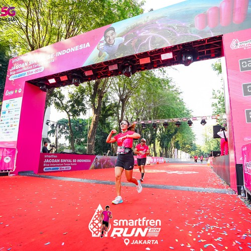 Race photo from SMARTFREN RUN 2026