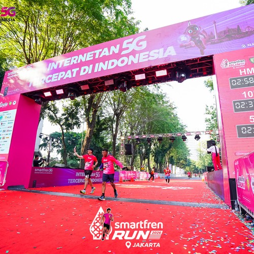 Race photo from SMARTFREN RUN 2026