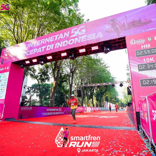 Race photo from SMARTFREN RUN 2026