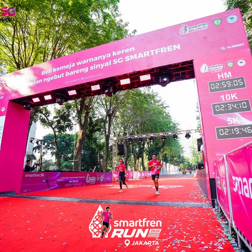 Race photo from SMARTFREN RUN 2026