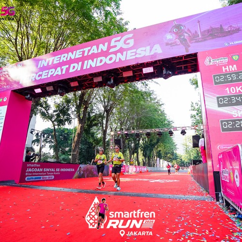 Race photo from SMARTFREN RUN 2026