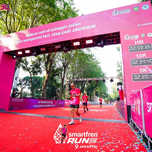 Race photo from SMARTFREN RUN 2026