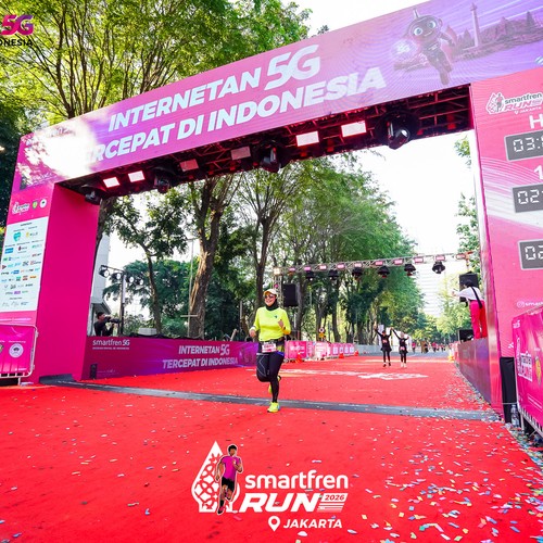 Race photo from SMARTFREN RUN 2026