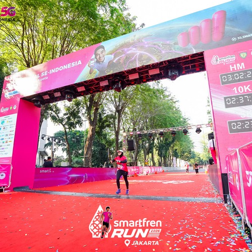 Race photo from SMARTFREN RUN 2026