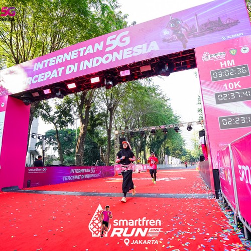 Race photo from SMARTFREN RUN 2026