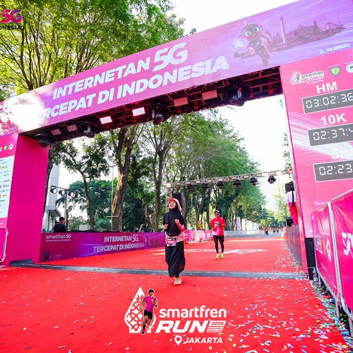 Race photo from SMARTFREN RUN 2026