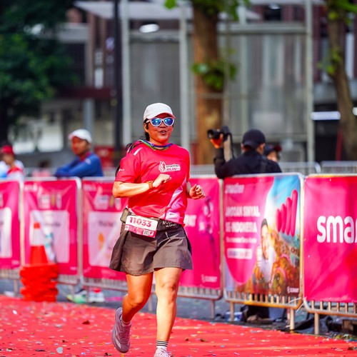 Race photo from SMARTFREN RUN 2026