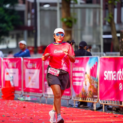 Race photo from SMARTFREN RUN 2026