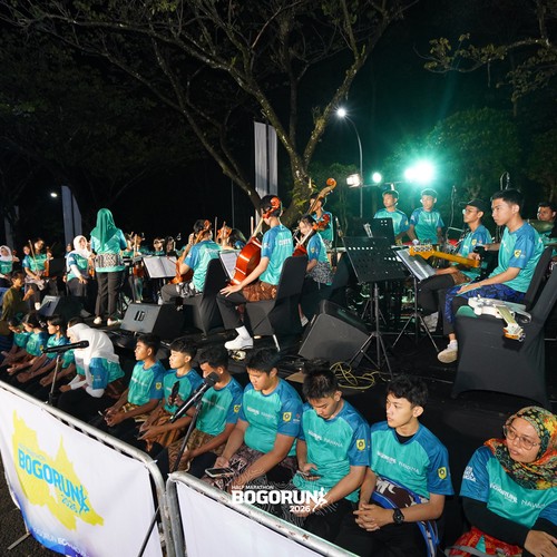 Race photo from BOGORUN 2026