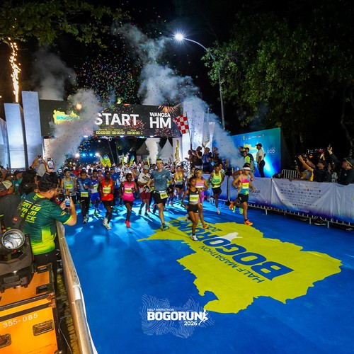 Race photo from BOGORUN 2026
