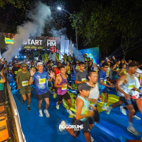 Race photo from BOGORUN 2026