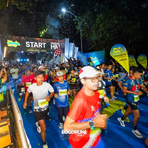 Race photo from BOGORUN 2026