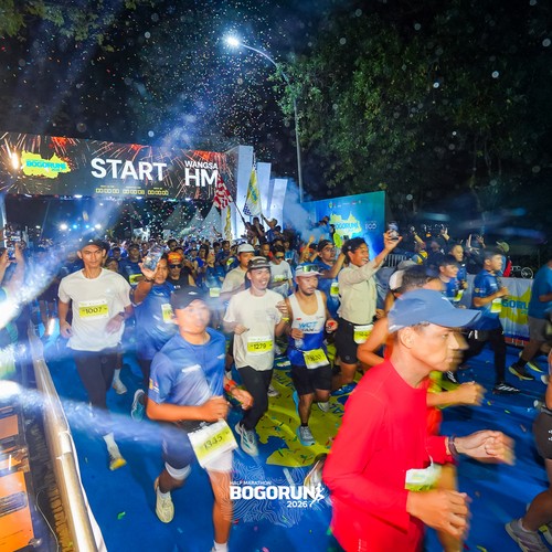 Race photo from BOGORUN 2026