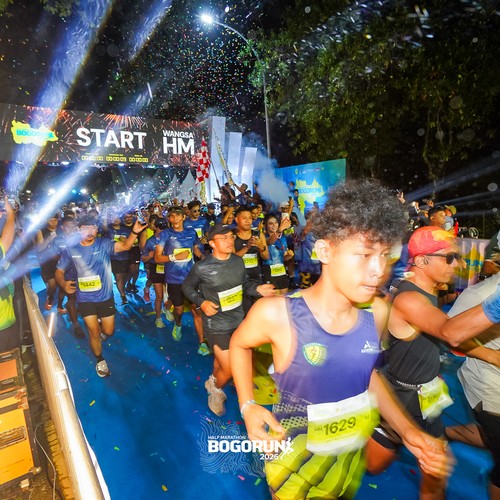 Race photo from BOGORUN 2026