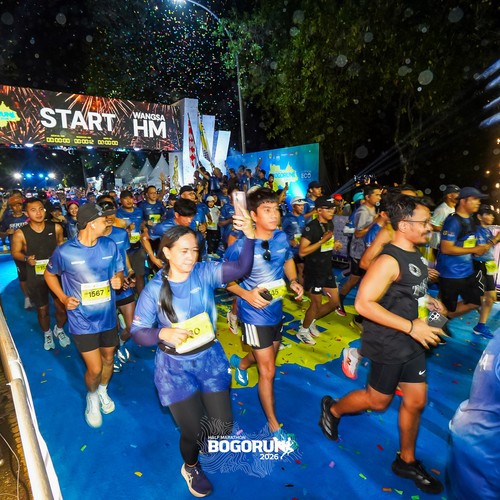 Race photo from BOGORUN 2026