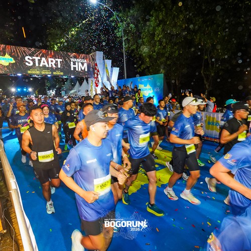 Race photo from BOGORUN 2026