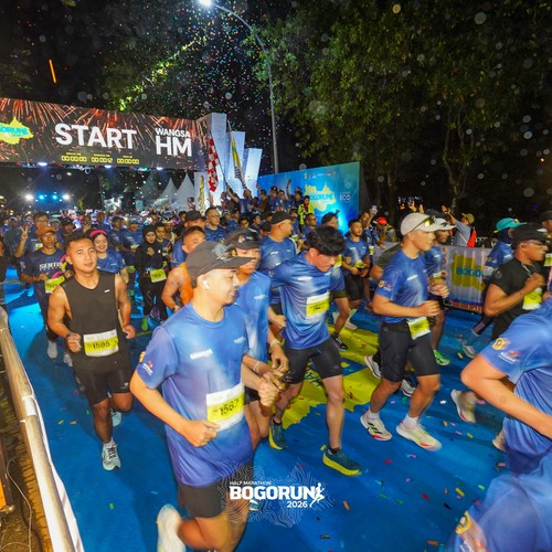 Race photo from BOGORUN 2026