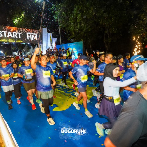 Race photo from BOGORUN 2026