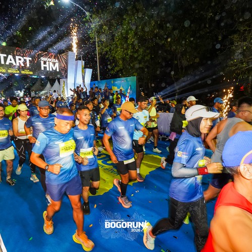 Race photo from BOGORUN 2026