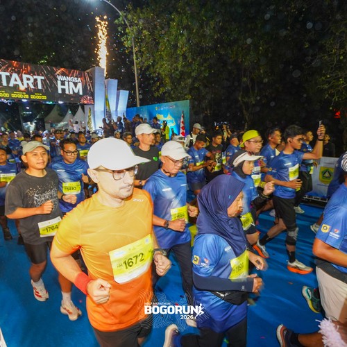 Race photo from BOGORUN 2026