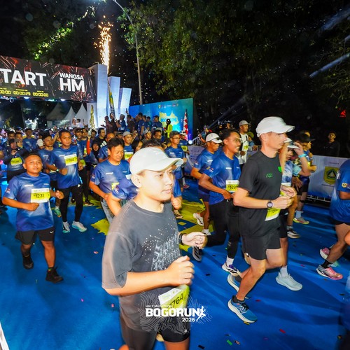 Race photo from BOGORUN 2026