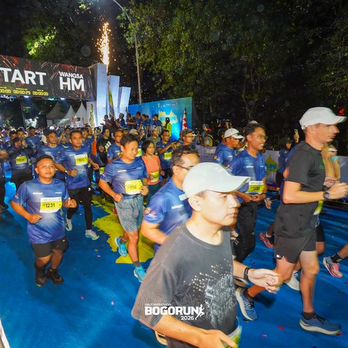 Race photo from BOGORUN 2026