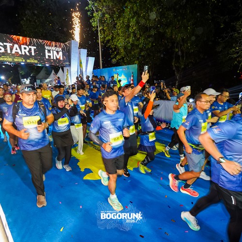 Race photo from BOGORUN 2026