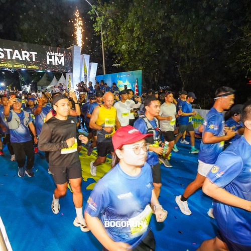 Race photo from BOGORUN 2026