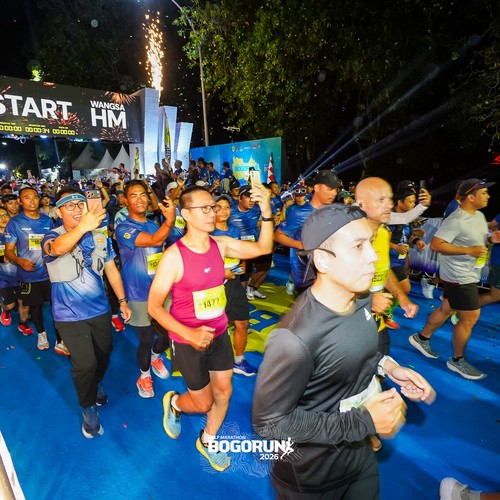 Race photo from BOGORUN 2026