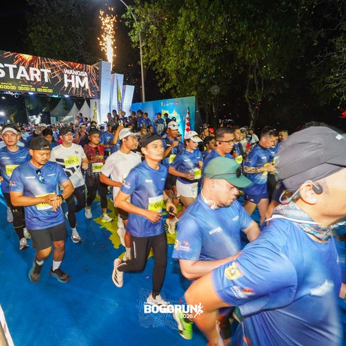 Race photo from BOGORUN 2026