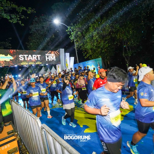 Race photo from BOGORUN 2026