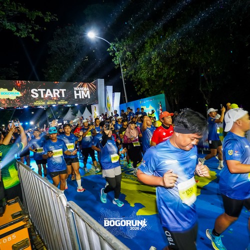 Race photo from BOGORUN 2026