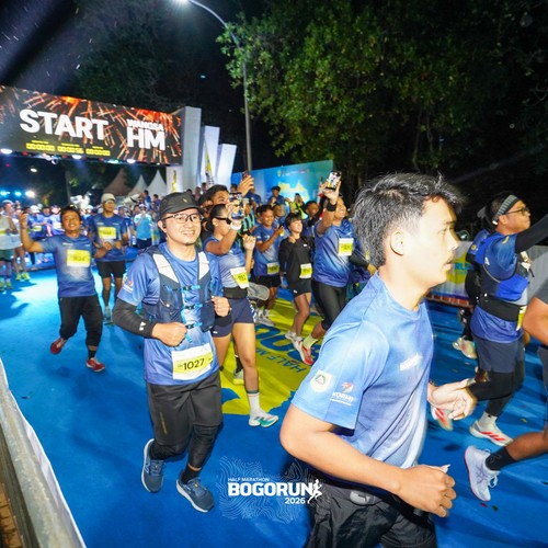 Race photo from BOGORUN 2026