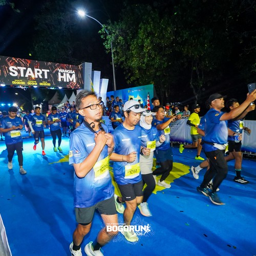 Race photo from BOGORUN 2026