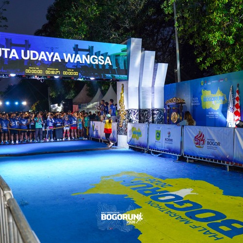 Race photo from BOGORUN 2026