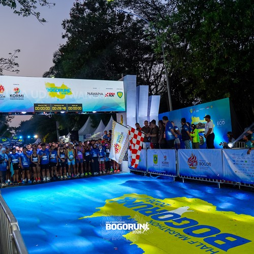Race photo from BOGORUN 2026