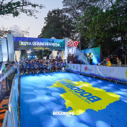 Race photo from BOGORUN 2026