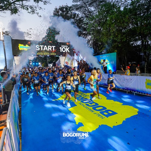 Race photo from BOGORUN 2026