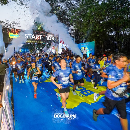 Race photo from BOGORUN 2026